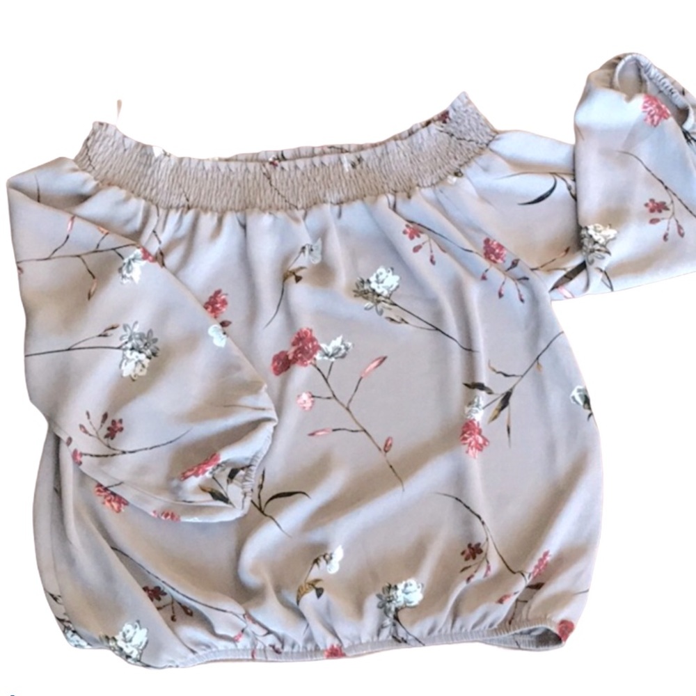 Dynamite Top-Taupe- Size XS